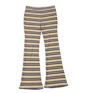 Zara Multicolor Striped Flare Pants